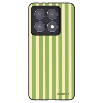 Picasee fekete szilikon tok az alábbi mobiltelefonokra Xiaomi 14T Pro - Lines Matcha
