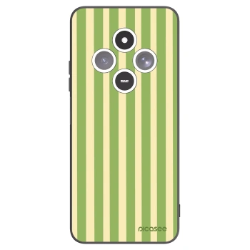 Picasee fekete szilikon tok az alábbi mobiltelefonokra Xiaomi Redmi 14C - Lines Matcha