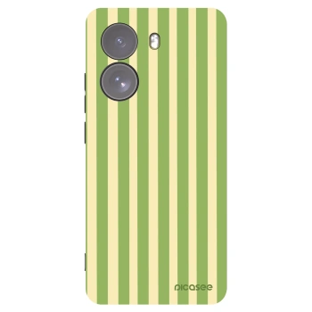 Picasee fekete szilikon tok az alábbi mobiltelefonokra Xiaomi Poco X7 - Lines Matcha