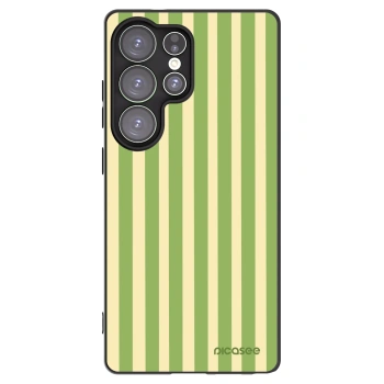 Picasee fekete szilikon tok az alábbi mobiltelefonokra Samsung Galaxy S25 Ultra 5G - Lines Matcha