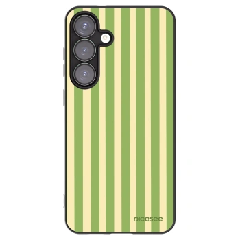 Picasee fekete szilikon tok az alábbi mobiltelefonokra Samsung Galaxy S25+ 5G - Lines Matcha
