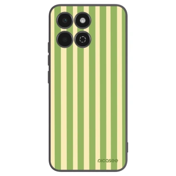 Picasee fekete szilikon tok az alábbi mobiltelefonokra Honor 200 Smart 5G - Lines Matcha
