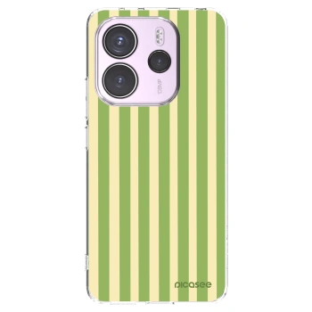 Picasee átlátszó szilikon tok az alábbi mobiltelefonokra Xiaomi Redmi Note 14 4G - Lines Matcha