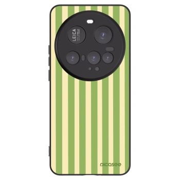 Picasee fekete szilikon tok az alábbi mobiltelefonokra Xiaomi 15 Ultra - Lines Matcha
