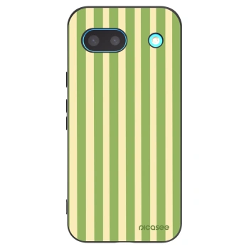 Picasee fekete szilikon tok az alábbi mobiltelefonokra Google Pixel 8a - Lines Matcha