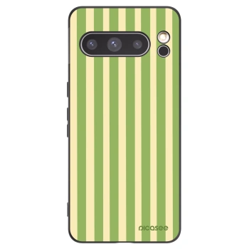 Picasee fekete szilikon tok az alábbi mobiltelefonokra Google Pixel 8 Pro - Lines Matcha