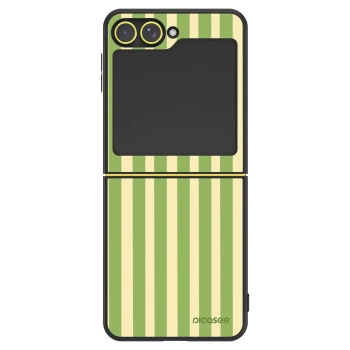 Szilikon tok erre a típusra Samsung Galaxy Z Flip6 5G - Lines Matcha