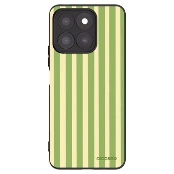 Picasee fekete szilikon tok az alábbi mobiltelefonokra Honor X8c - Lines Matcha