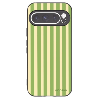 Picasee fekete szilikon tok az alábbi mobiltelefonokra Google Pixel 9 Pro - Lines Matcha