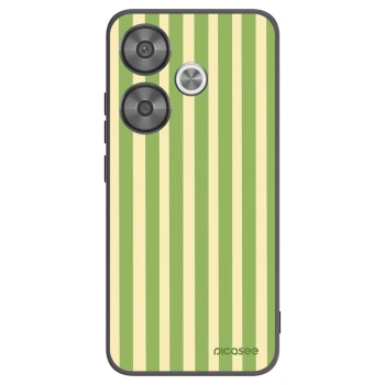 Picasee fekete szilikon tok az alábbi mobiltelefonokra Xiaomi Poco F6 - Lines Matcha