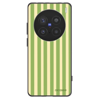 Picasee fekete szilikon tok az alábbi mobiltelefonokra Vivo X200 Pro - Lines Matcha