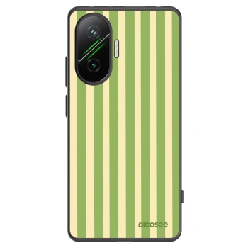 Picasee fekete szilikon tok az alábbi mobiltelefonokra Xiaomi Poco F7 5G - Lines Matcha