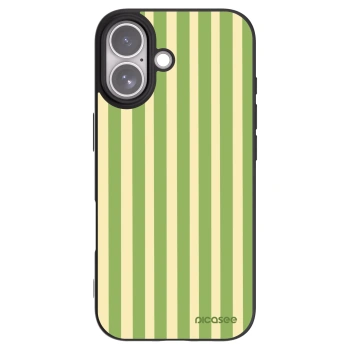 Picasee fekete szilikon tok az alábbi mobiltelefonokra Apple iPhone 17 - Lines Matcha