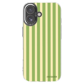 Picasee átlátszó szilikon tok az alábbi mobiltelefonokra Apple iPhone 17 - Lines Matcha