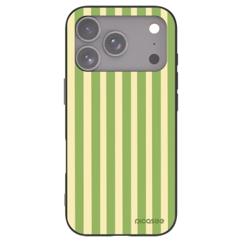 Picasee fekete szilikon tok az alábbi mobiltelefonokra Apple iPhone 17 Pro - Lines Matcha