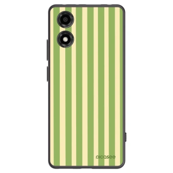 Picasee fekete szilikon tok az alábbi mobiltelefonokra Motorola Moto E14 - Lines Matcha