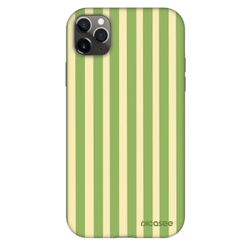 Szilikon tok erre a típusra Apple iPhone 11 Pro Max - Lines Matcha
