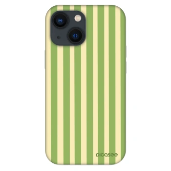 Szilikon tok erre a típusra Apple iPhone 13 mini - Lines Matcha
