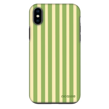 Szilikon tok erre a típusra Apple iPhone XS Max - Lines Matcha