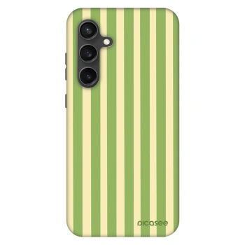 Szilikon tok erre a típusra Samsung Galaxy S24 FE S721B - Lines Matcha