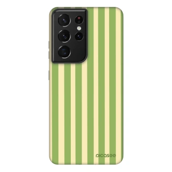 Szilikon tok erre a típusra Samsung Galaxy S21 Ultra 5G G998B - Lines Matcha