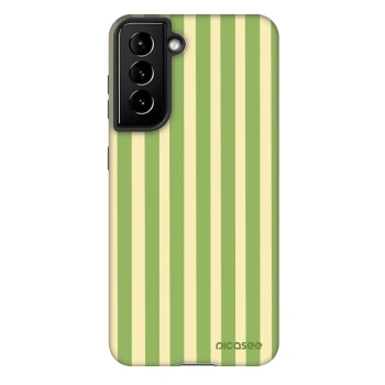 Szilikon tok erre a típusra Samsung Galaxy S21 5G G991B - Lines Matcha
