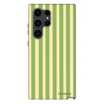 Szilikon tok erre a típusra Samsung Galaxy S24 Ultra S928B 5G - Lines Matcha