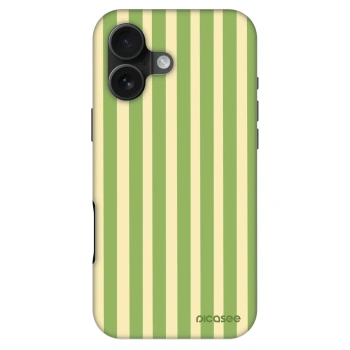 Szilikon tok erre a típusra Apple iPhone 16 - Lines Matcha