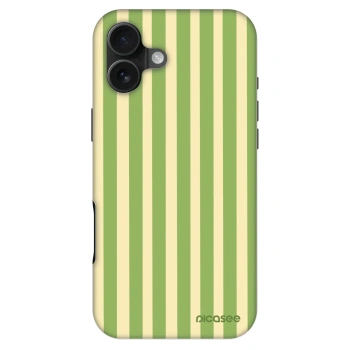 Szilikon tok erre a típusra Apple iPhone 16 Plus - Lines Matcha