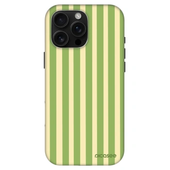 Szilikon tok erre a típusra Apple iPhone 16 Pro Max - Lines Matcha