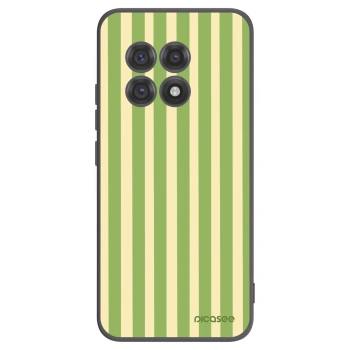 Picasee fekete szilikon tok az alábbi mobiltelefonokra OnePlus 13R 5G - Lines Matcha