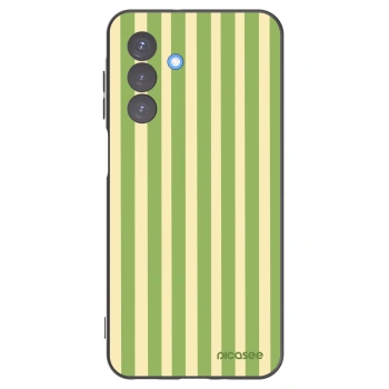 Picasee fekete szilikon tok az alábbi mobiltelefonokra Samsung Galaxy A17 5G - Lines Matcha