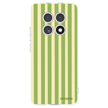 Picasee átlátszó szilikon tok az alábbi mobiltelefonokra Xiaomi Redmi Note 15 4G - Lines Matcha