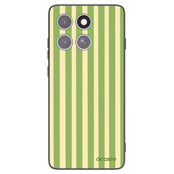 Picasee fekete szilikon tok az alábbi mobiltelefonokra Motorola Edge 60 Fusion - Lines Matcha