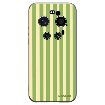 Picasee fekete szilikon tok az alábbi mobiltelefonokra Xiaomi 17 Ultra - Lines Matcha