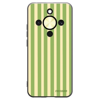 Picasee fekete szilikon tok az alábbi mobiltelefonokra Honor Magic8 Lite 5G - Lines Matcha