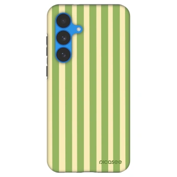 Szilikon tok erre a típusra Samsung Galaxy S25 FE 5G - Lines Matcha