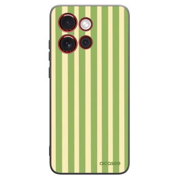 Picasee fekete szilikon tok az alábbi mobiltelefonokra Motorola Edge 60 Neo 5G - Lines Matcha