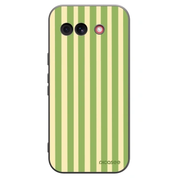 Picasee fekete szilikon tok az alábbi mobiltelefonokra Google Pixel 10a - Lines Matcha