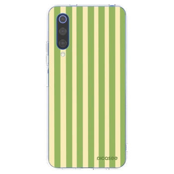 Picasee átlátszó szilikon tok az alábbi mobiltelefonokra Xiaomi Mi 9 SE - Lines Matcha