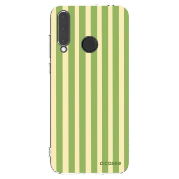 Picasee átlátszó szilikon tok az alábbi mobiltelefonokra Honor 20 Lite - Lines Matcha