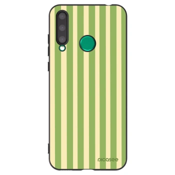 Picasee fekete szilikon tok az alábbi mobiltelefonokra Honor 20 Lite - Lines Matcha