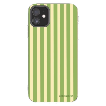 Picasee átlátszó szilikon tok az alábbi mobiltelefonokra Apple iPhone 11 - Lines Matcha