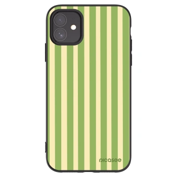 Picasee fekete szilikon tok az alábbi mobiltelefonokra Apple iPhone 11 - Lines Matcha