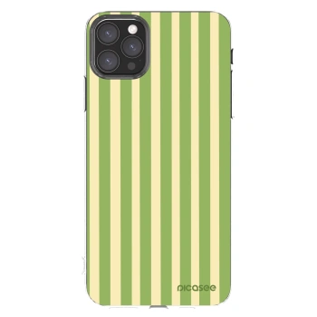 Picasee átlátszó szilikon tok az alábbi mobiltelefonokra Apple iPhone 11 Pro Max - Lines Matcha