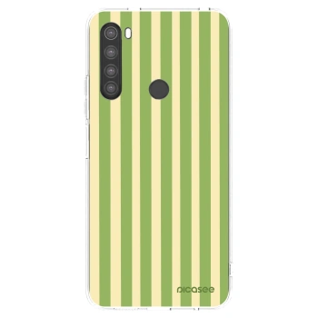 Picasee átlátszó szilikon tok az alábbi mobiltelefonokra Xiaomi Redmi Note 8 - Lines Matcha