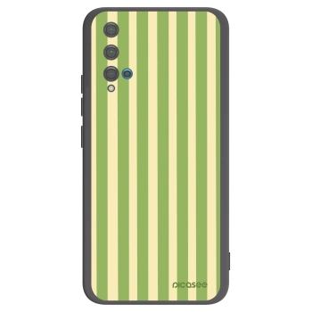 Picasee fekete szilikon tok az alábbi mobiltelefonokra Huawei Nova 5T - Lines Matcha