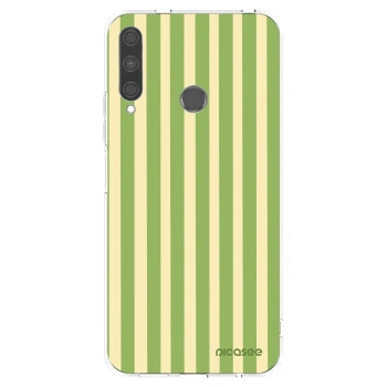 Picasee átlátszó szilikon tok az alábbi mobiltelefonokra Huawei P40 Lite E - Lines Matcha