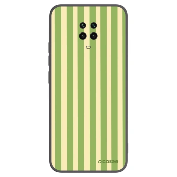 Picasee fekete szilikon tok az alábbi mobiltelefonokra Xiaomi Redmi Note 9 Pro - Lines Matcha