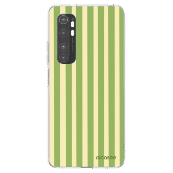 Picasee átlátszó szilikon tok az alábbi mobiltelefonokra Xiaomi Mi Note 10 Lite - Lines Matcha